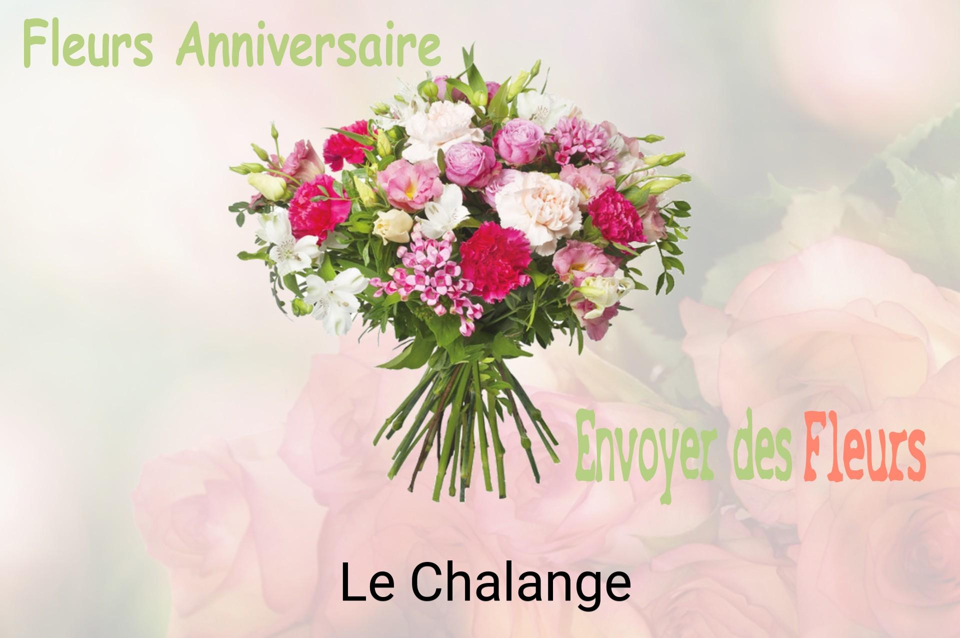 Bouquet de fleurs d’anniversaire livré à Le Chalange
